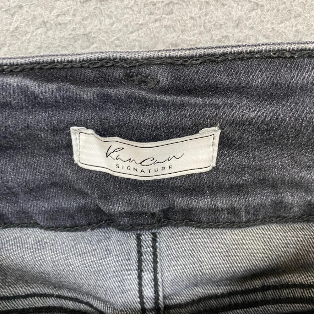 Kancan Denim Shorts Womens 0/25 Kurvy Ultra High Rise Stretchy Distressed Curvy - Picture 4 of 13